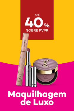 Maquilhagem de Luxo com destaque promocional de at&eacute; 40% sobre pre&ccedil;o de Venda ao P&uacute;blico Recomendado